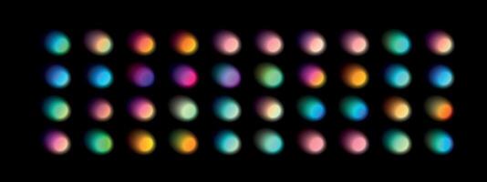 Abstract gradient background with soft blue and green hues, blurred fluid shapes, grainy watercolor texture, neon light mesh effect. Flat illustration isolated on white background. vector