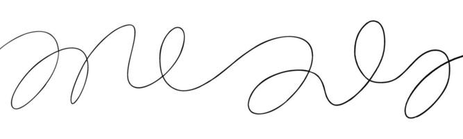 Seamless line pattern with ripple strokes and abstract curves. Corrugated wave design for graphic borders and decorative elements. Flat illustration isolated on white background. vector