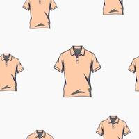 a seamless pattern t-shirt with pink color and unique design vector