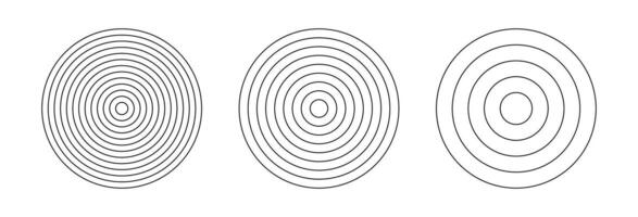 Polar grids concentric circles. Wheel of life, habits tracker. Circle diagrams divided on 12, 8, 4 segments. Blank graph paper. Coaching tool. Circles within a circle template. Lifestyle balance icon. vector