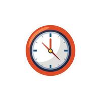 Modern Clock Design with Stylish Hour and Minute Indicators vector