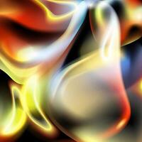 Abstract digital artwork featuring smooth flowing shapes with a blend glowing highlight.Suitable for backgrounds, graphic design projects, website headers, presentations, and digital wallpapers. vector