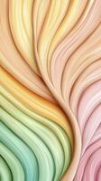 Colorful abstract background with wavy lines photo