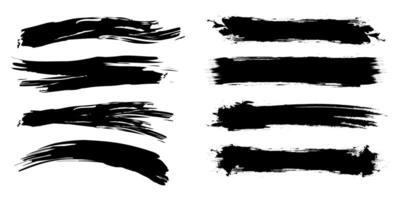 brush pattern texture, wave pattern brush stroke material, grunge texture on white background vector