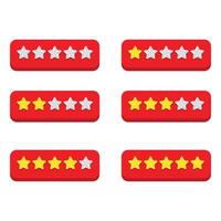 Rate review icon element vector