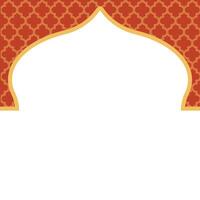 frame arabic pattern element design vector
