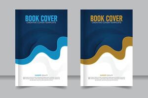 Abstract style and modern background simple idea corporate layout Cover book presentation design, 6 inch width 9 inch height size book cover template, book cover template for annual report cover vector