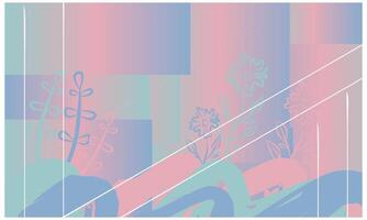 Abstract gradient poster background vector