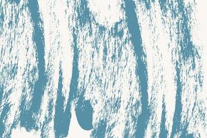 Abstract Grunge Brush Stroke Background. Blue Bold Rough Texture for Posters and Web Design vector