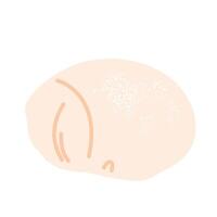 Fresh dough raw for baking. Dough for baking, pizza, cookie, biscuit, bread. vector