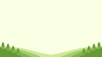 Meadow illustration with copy space background vector