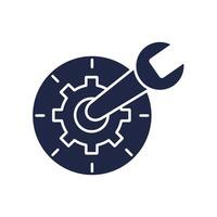 24 hours icons Flat style design vector