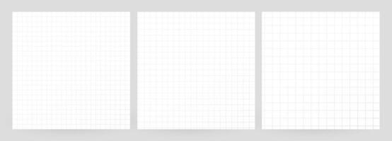 Blank graph paper sheets with grid pattern, ideal for mathematics, sketching, engineering, planning. Perfect for school, technical drawing, office use. illustration vector
