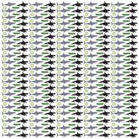 orca whale, shark with cucumber as a pattern background vector