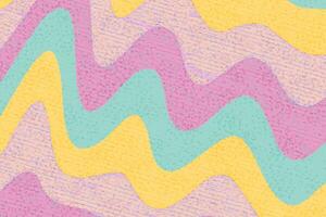 Abstract psychedelic groovy vector