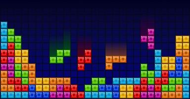 puzzle videogame themed background vector
