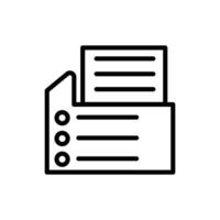 Folder Business Analytics line style vector