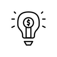 idea lamp bulb Business Analytics vector