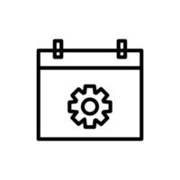 time management icon vector