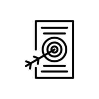 target achieve icon vector