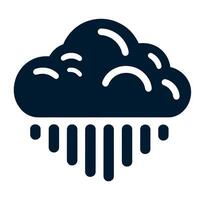 Rain cloud icon. vector