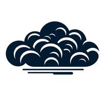 Clouds icon illustration on white background vector