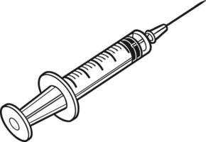Precision in Medicine Syringe Injection vector