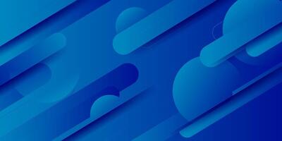 Abstract dynamic dark blue gradient illustration background with simple shadow pattern in rectangular shape with 3D look. Eps10 vector
