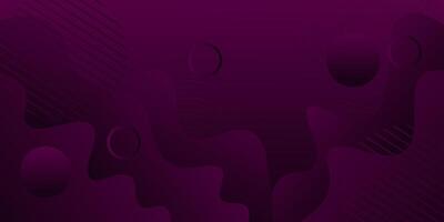 Abstract dark purple wave fluid 3D pattern background. Trendy luxury geometric shape design. Eps10 vector
