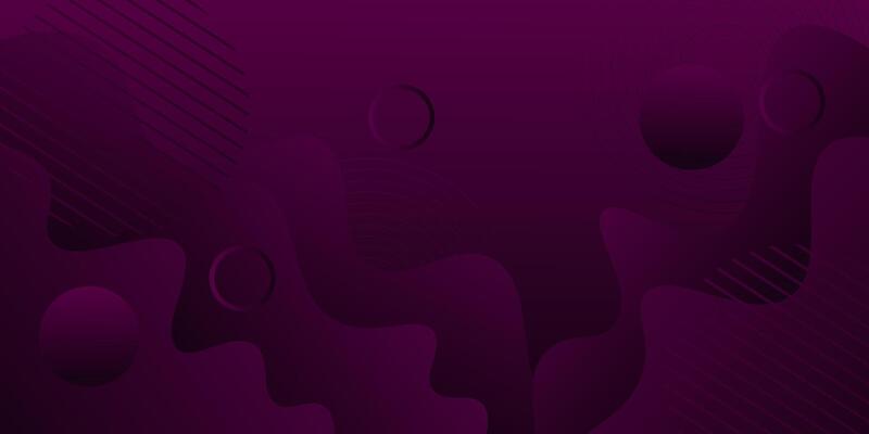 Abstract dark purple wave fluid 3D pattern background. Trendy luxury geometric shape design. Eps10