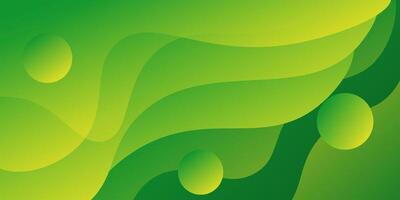 Abstract green luxury background with wave geometric pattern elements for poster, flyer, digital board and concept design. Eps10 vector