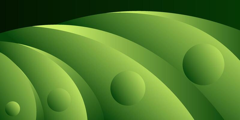 Premium green abstract background with gradient color background and dynamic shadow in the background.