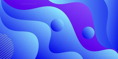 Liquid blue 3D background. Blue and purple gradient 3D design. Modern trendy color geometric pattern. Colorful geometric poster background. Eps10 vector