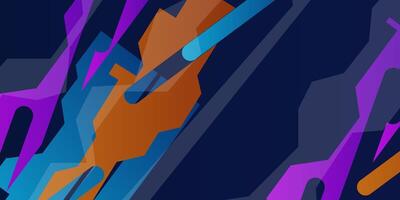 Colorful abstract art background with geometric gradient shapes. Colorful gradient shapes background for presentation, report, banner, flyer, poster. eps10 vector