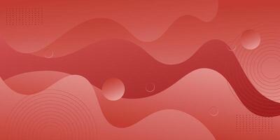 Abstract 3D soft red background overlapping wave design. Paper cut style concept, minimal modern graphic design element for web banner, flyer and more. eps10 vector