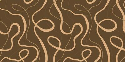 Seamless abstract pattern. Wave lines Modern design template. vector