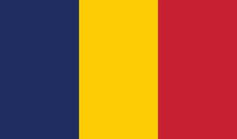 Chad Flag Stock Image. vector