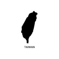 Taiwan Map Stock Image vector
