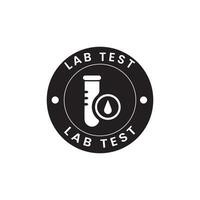 lab tested icon design, icon, minimal icon design vector