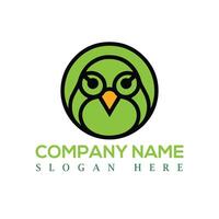 Bird logo design, minimal logo design vector
