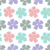 Floral seamless pattern. Spring, summer background vector