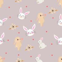 Seamless Pattern for Happy Easter Celebration vector