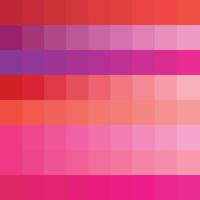 A color palette with shades of red, pink, and purple in a striped pattern. vector