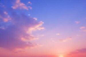 Golden sun shines through soft clouds in a colorful sky. Sky warm colors at sunset or sunrise. Sky Background. Winter Sky And Clouds Concept. vector
