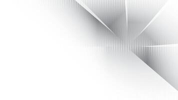 Abstract white and gray color, modern design stripes background with geometric shape and straight lines, vector