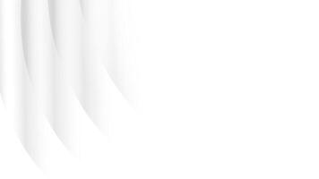 Abstract white and gray color, modern design stripes background with curve lines, illust vector