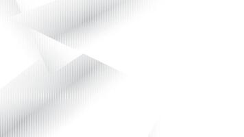 Abstract white and gray color, modern design stripes background with geometric shape and straight lines illust vector