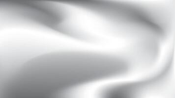 Abstract white and gray gradient background, wave pattern illustration. vector