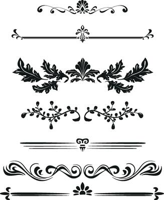 Decorative elegant dividers