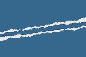 Ripped edge of a torn sheet of paper on a blank background with a curled page, a long shadow, and a flat graphic of the Chile map vector